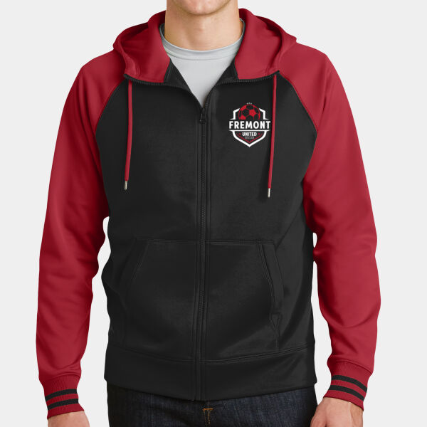 Embroidered Sport-Tek® Sport-Wick® Varsity Fleece Full-Zip Hooded Jacket Thumbnail
