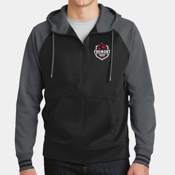 Embroidered Sport-Tek® Sport-Wick® Varsity Fleece Full-Zip Hooded Jacket Thumbnail